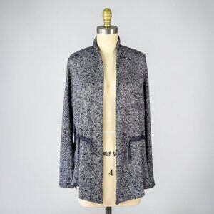 ANTHROPOLOGIE DOLAN LEFT COAST ANORAK MARLED KNIT OPEN FRONT CARDIGAN
